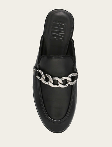 Faith Chain Mule - Black - Top Down