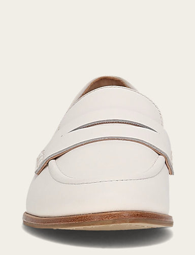 Faith Loafer - White - Front