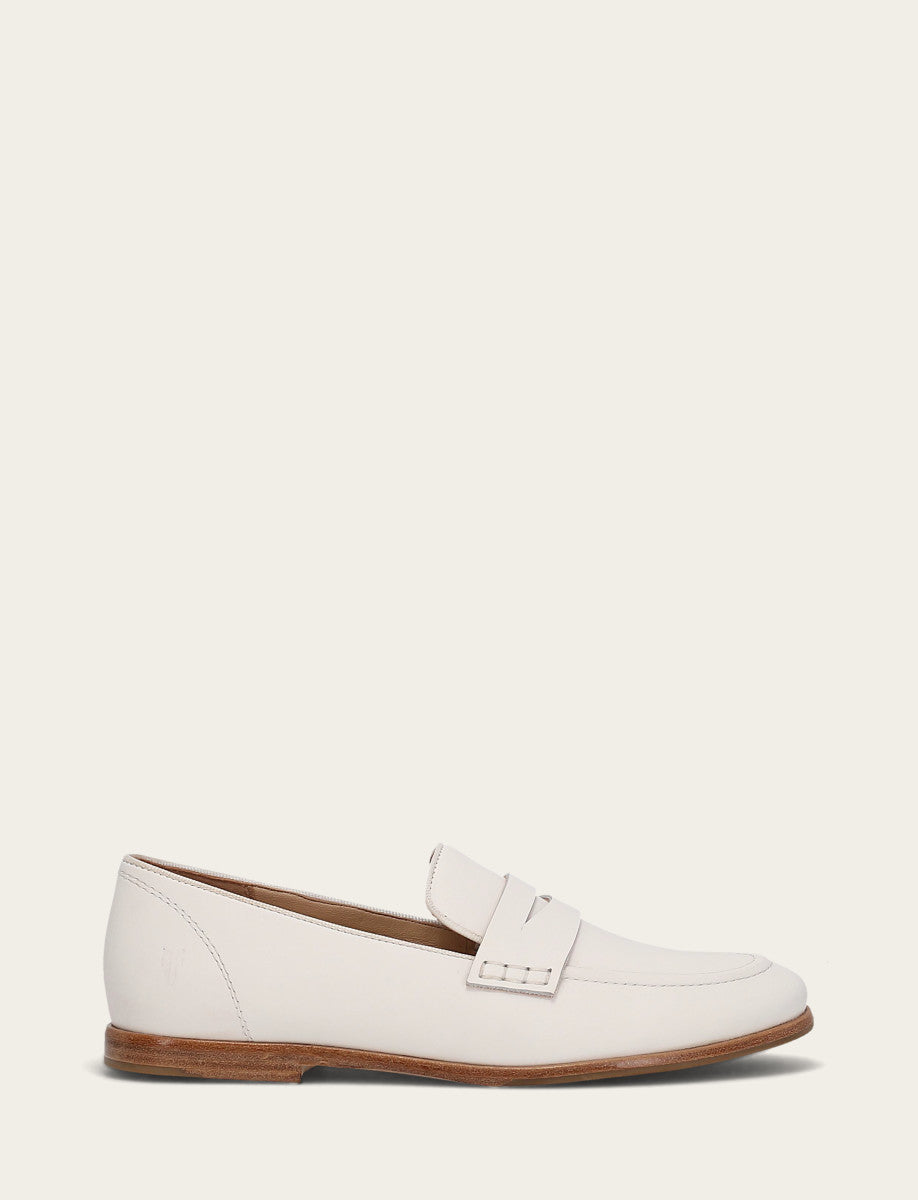 Faith Loafer - White - Outside
