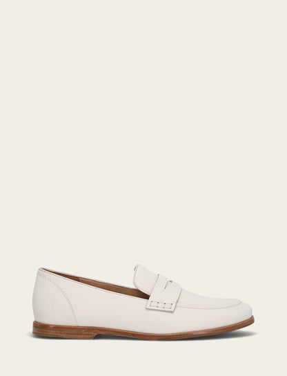 Faith Loafer - White - Outside