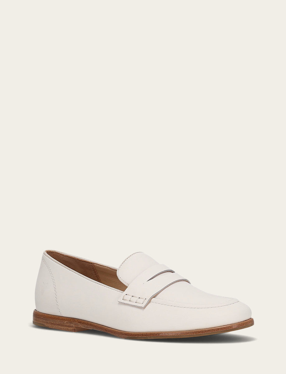 Faith Loafer - White - Hero