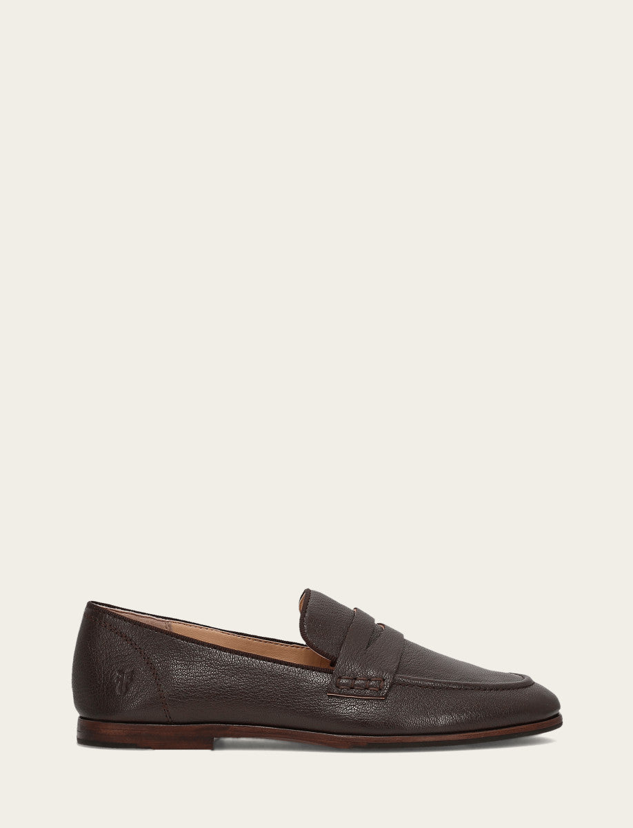 Faith Loafer - Dark Brown - Outside