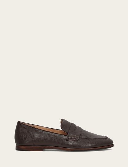 Faith Loafer - Dark Brown - Outside