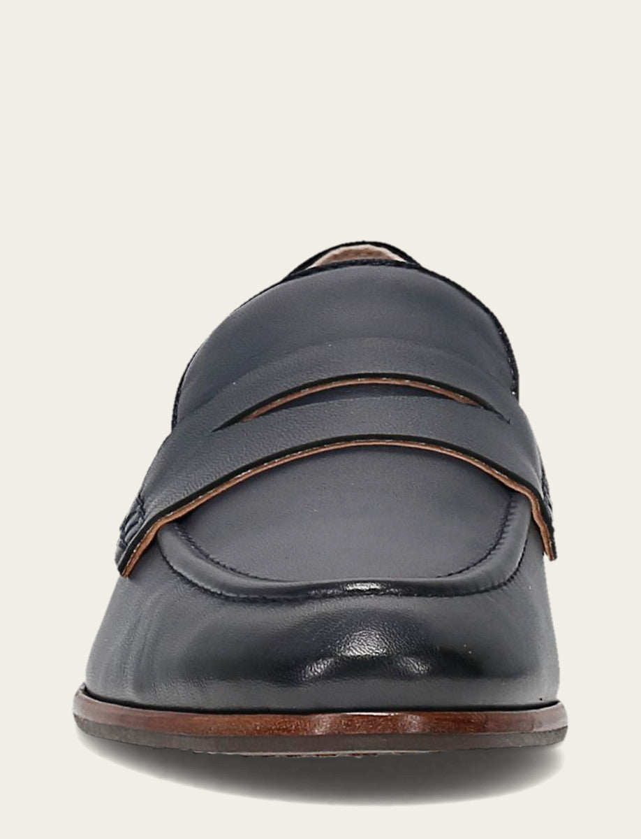 Faith Loafer - Navy - Front