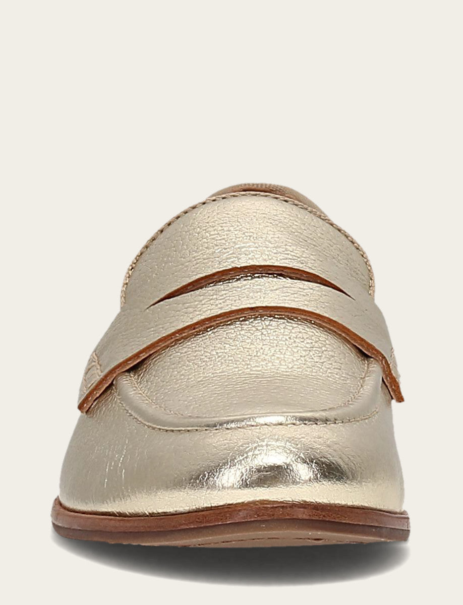 Faith Loafer - Light Gold - Front