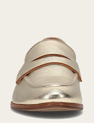 Faith Loafer - Light Gold - Front