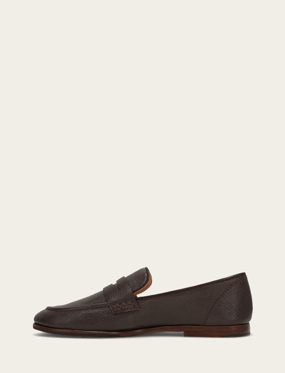 Faith Loafer - Dark Brown - Inside
