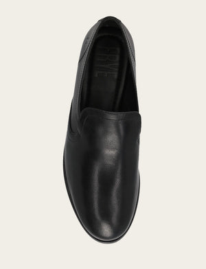Faith Slip On - Black - Top Down