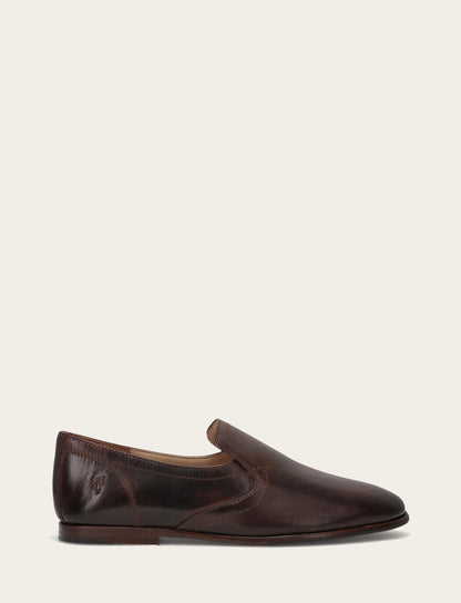 Faith Slip On - Dark Brown - Outside
