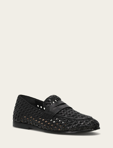 Faith Woven Loafer - Black - Hero
