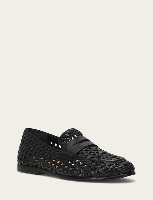 Faith Woven Loafer - Black - Hero
