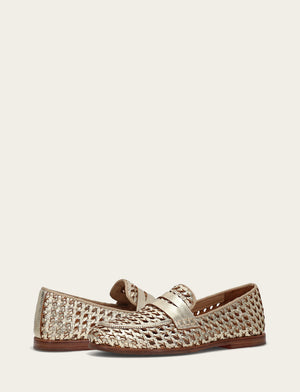 Faith Woven Loafer - Gold - Pair