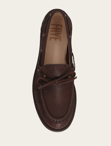 Harper One Eye Tie - Brown - Top Down