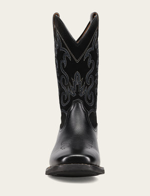 Hauser Deco Stitch - Black/Black - Front