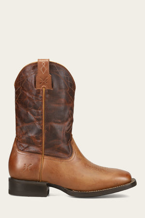 Hauser Logo Stitch - Tan/Tobacco - Outside