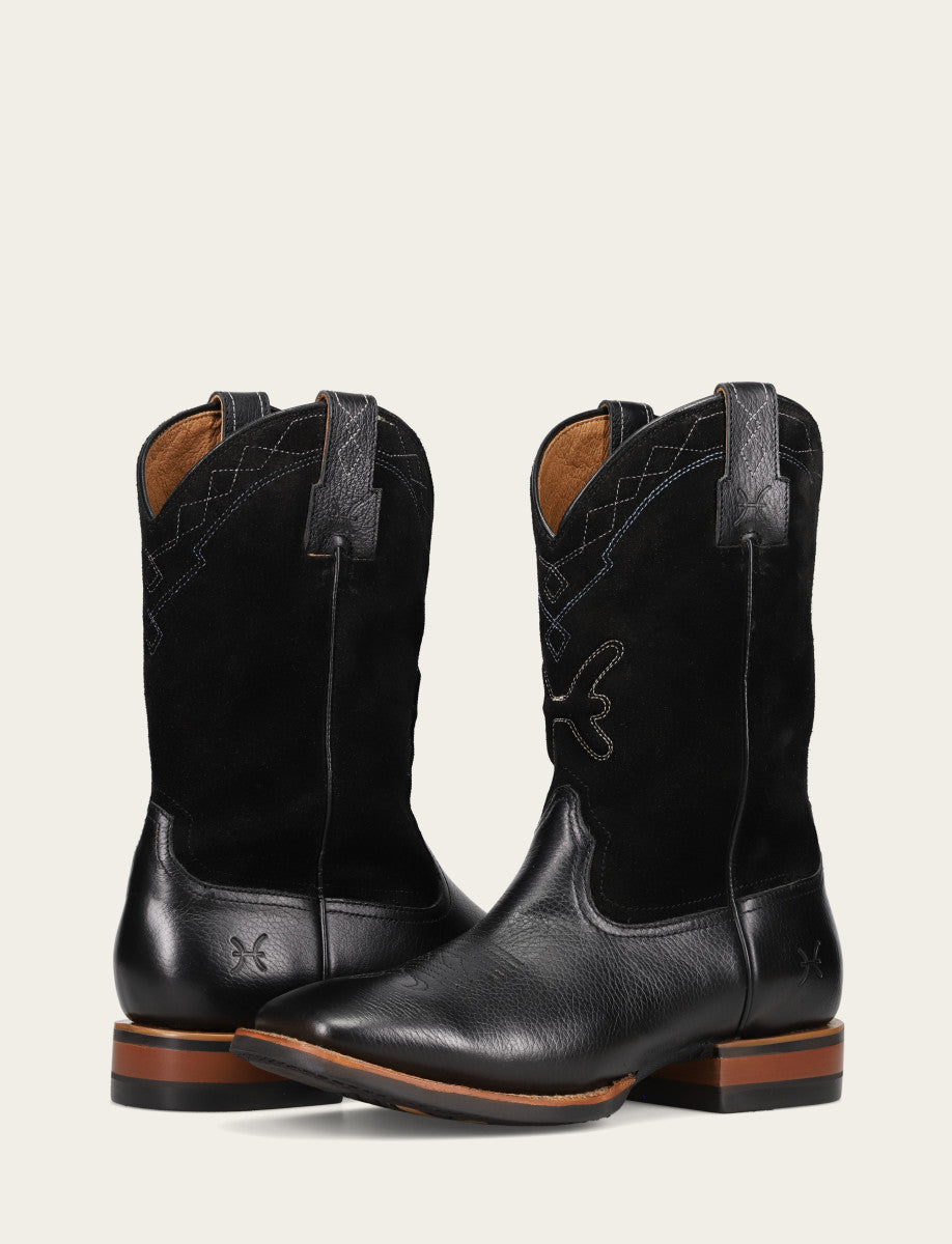 Hauser Logo Stitch - Black/Black - Pair