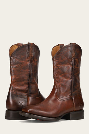 Hauser Logo Stitch - Tobacco - Pair