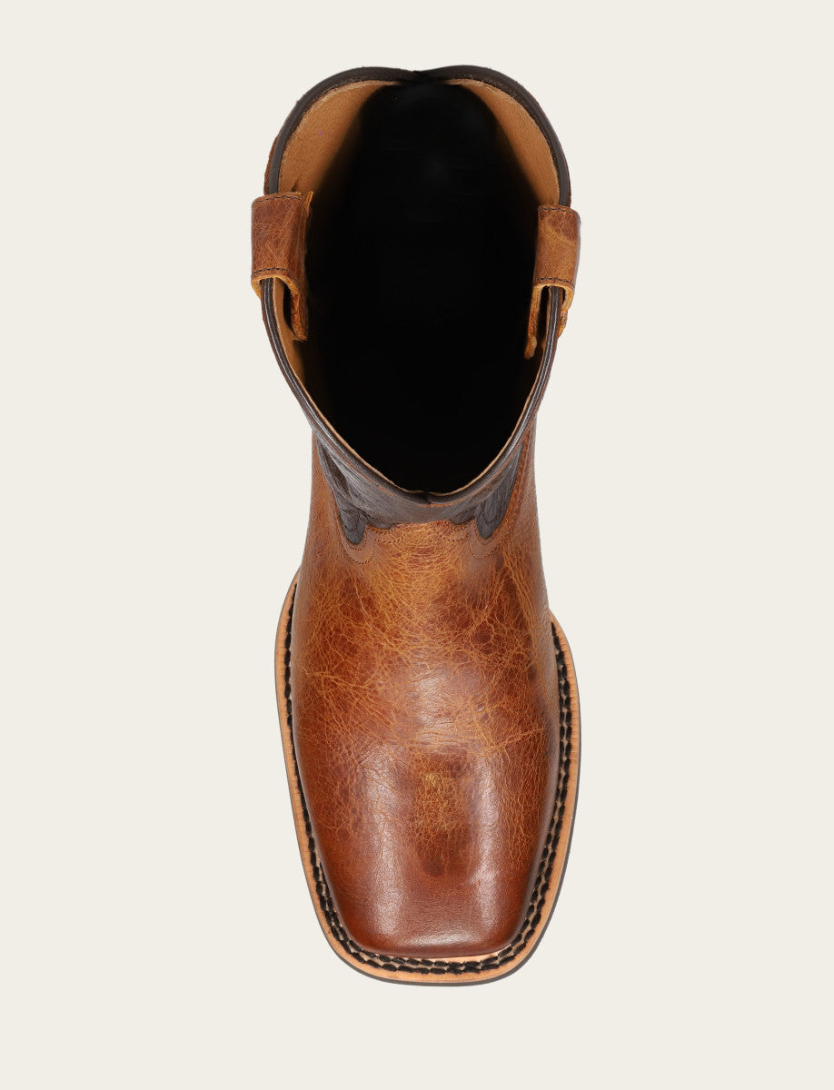 Hauser Roper - Saddle/Dark Brown - Top Down