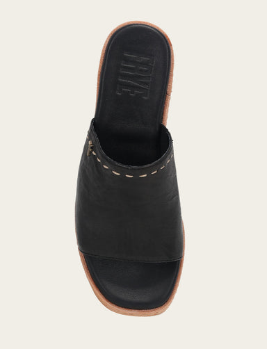 Hazel 2 Slide - Black - Top Down