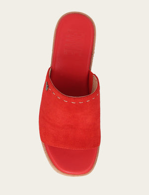 Hazel 2 Slide - Red - Top Down