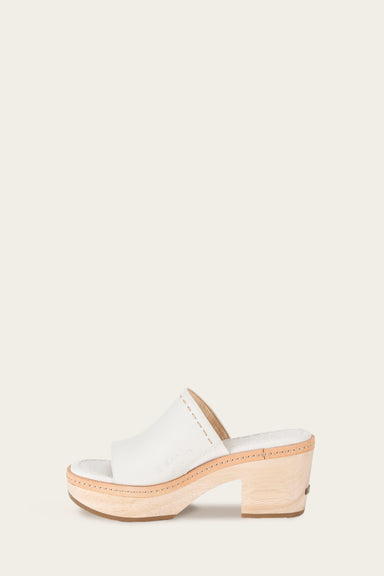 Hazel Slide - White - Inside