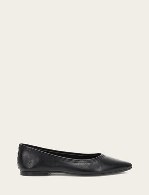 Women's Black Heather Ballet Flats | The Frye Company Women's Black Heather Ballet Flats | The Frye Company