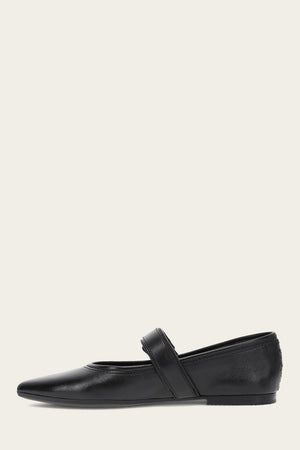 Heather Buckle Mary Jane - Black - Inside