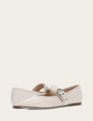 Heather Buckle Mary Jane - Ivory - Pair