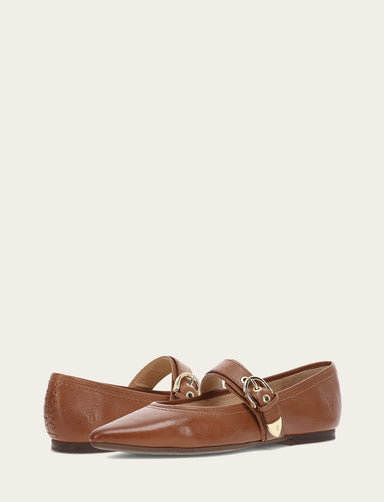 Heather Buckle Mary Jane - Dark Latte - Pair