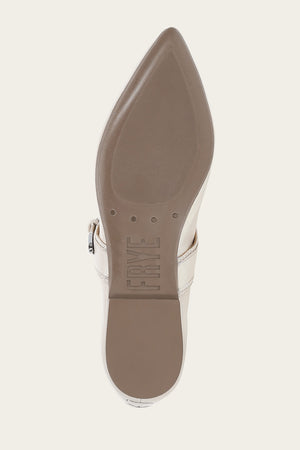 Heather Buckle Mary Jane - Ivory - Sole