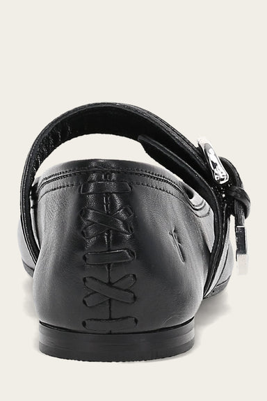 Heather Buckle Mary Jane - Black - Back