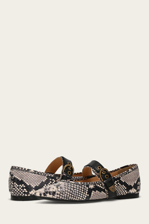 Heather Buckle Mary Jane - Ecmu - Pair