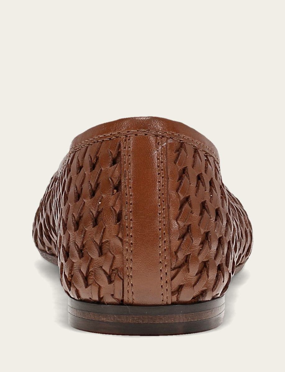 Heather Woven Ballet - Cinnamon - Back