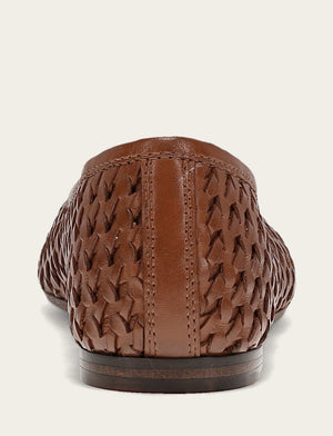 Heather Woven Ballet - Cinnamon - Back