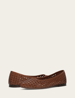 Heather Woven Ballet - Cinnamon - Pair
