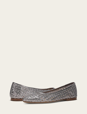 Heather Woven Ballet - Platinum - Pair