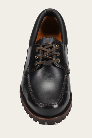 Hudson Campmoc Lug - Black - Top Down