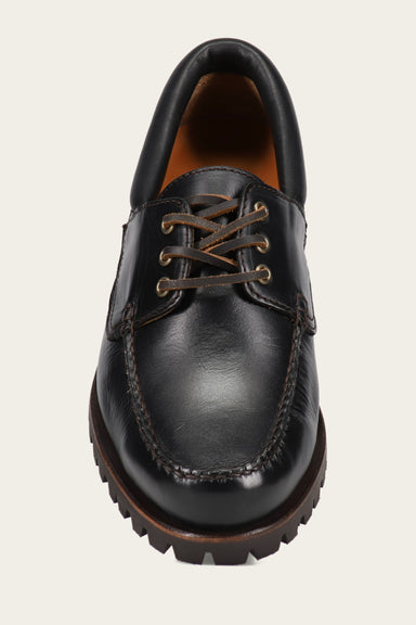 Hudson Campmoc Lug - Black - Top Down
