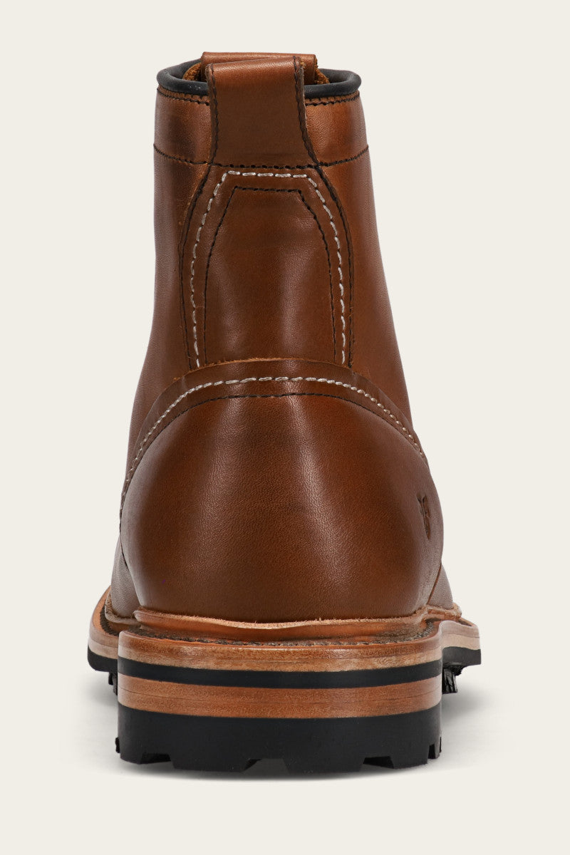 Hudson Workboot Lug - Caramel - Back