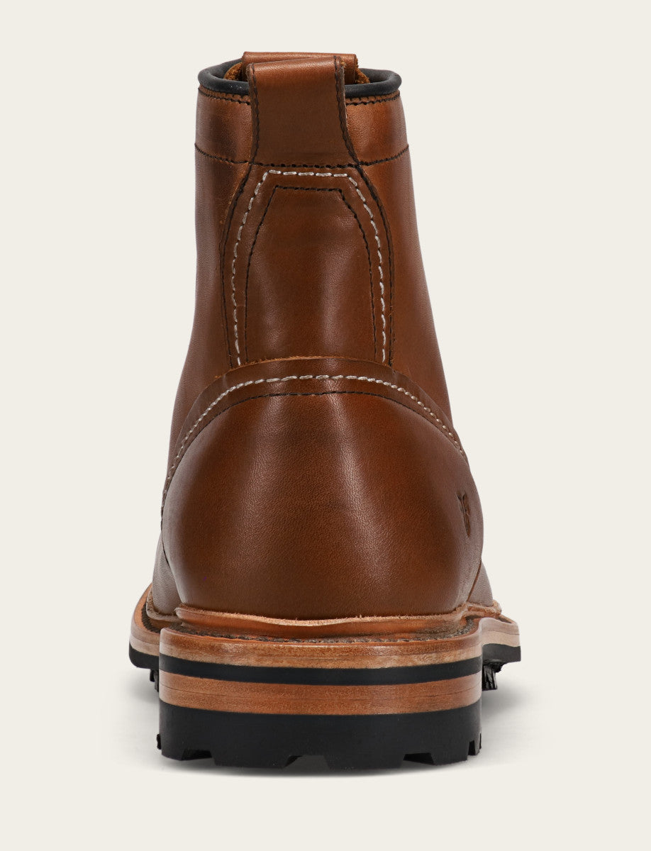 Hudson Workboot Lug - Caramel - Back