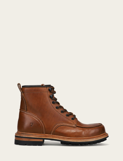 Hudson Workboot Lug - Caramel - Outside