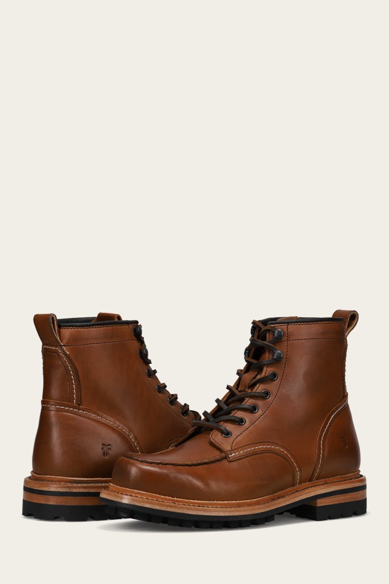 Hudson Workboot Lug - Caramel - Pair