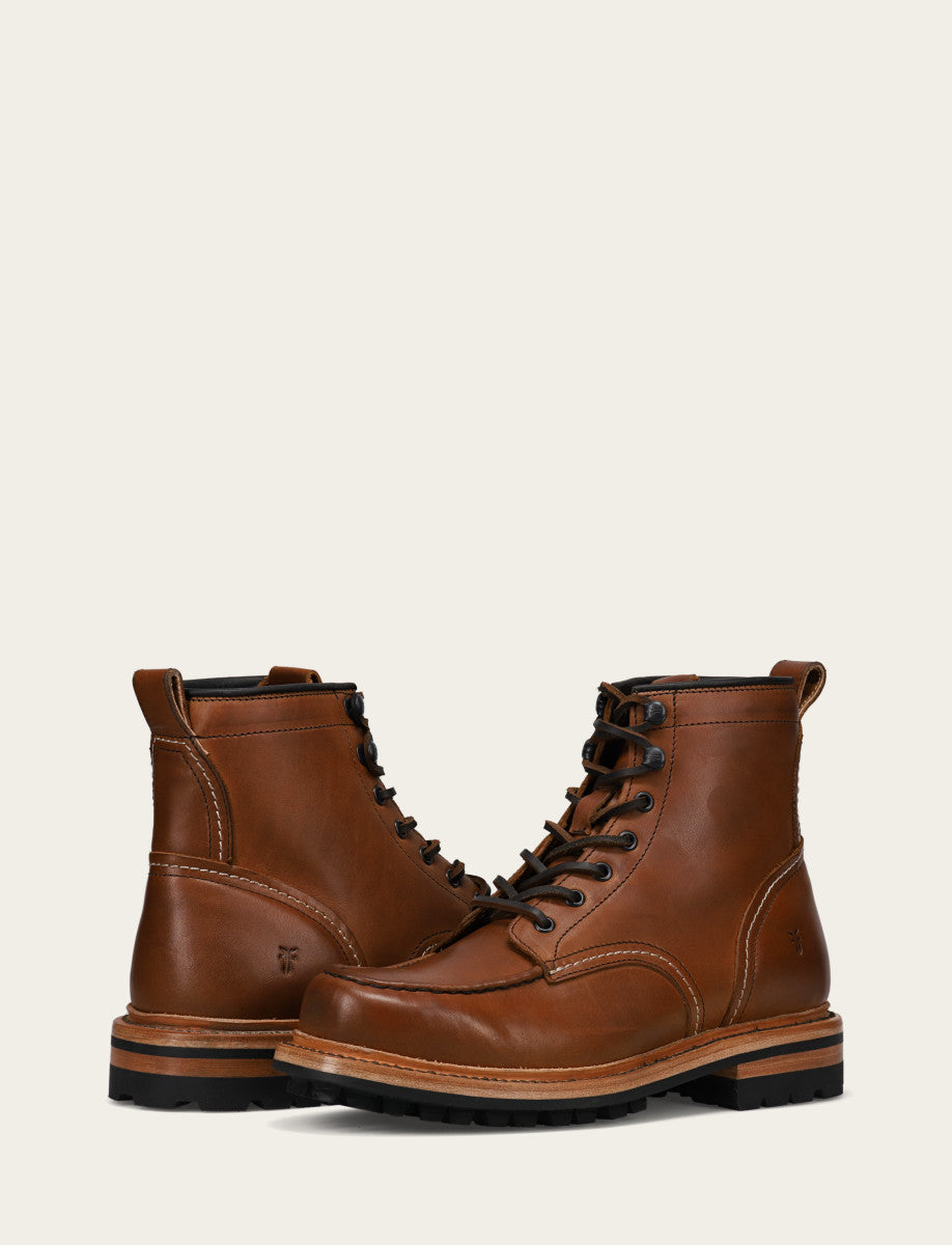 Hudson Workboot Lug - Caramel - Pair