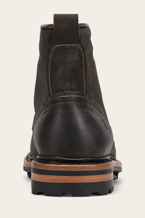 Hudson Workboot Lug - Chocolate - Back