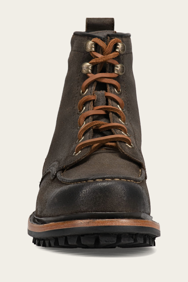 Hudson Workboot Lug - Chocolate - Front