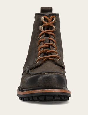 Hudson Workboot Lug - Chocolate - Front