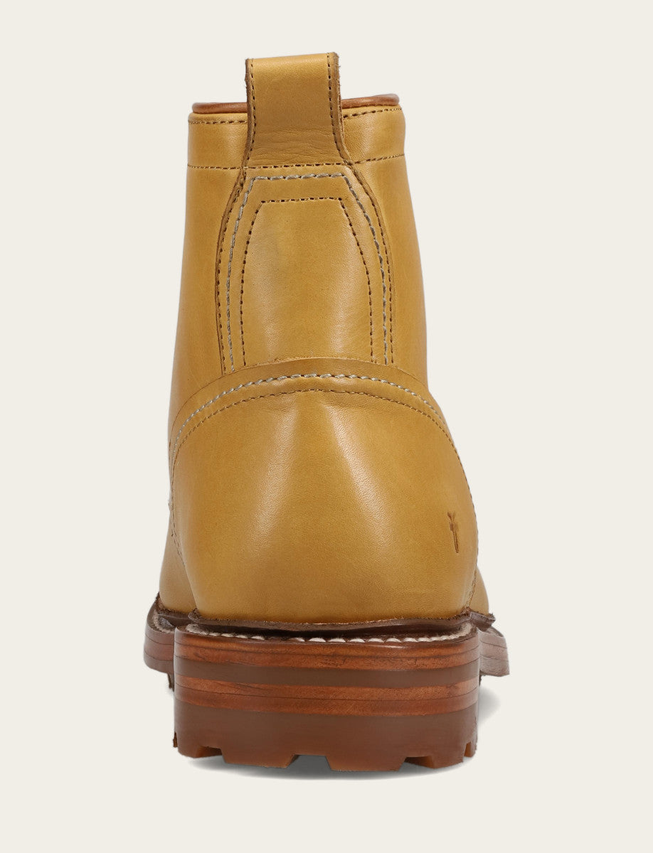 Hudson Workboot Lug - Banana - Back