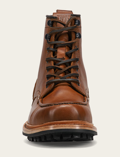 Hudson Workboot Lug - Caramel - Front