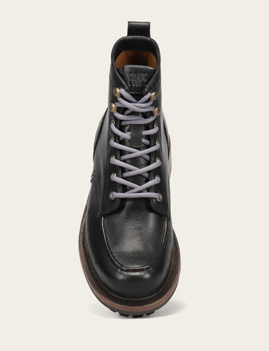 Hudson Workboot Lug - Black - Top Down