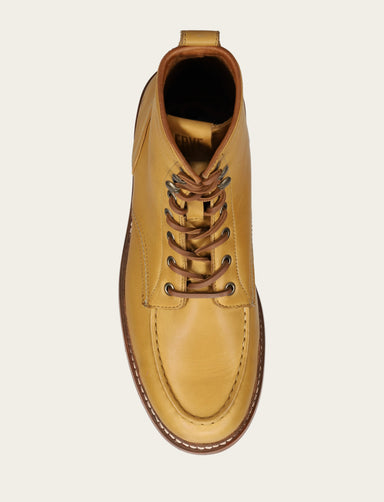 Hudson Workboot Lug - Banana - Top Down